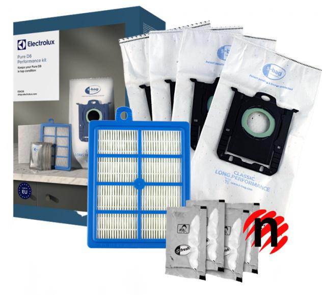ELECTROLUX Sada s-bag s filtry ESKD8 Electrolux pro ELECTROLUX Oxy3 System ZO 6330 až 6335 originál 4+1ks