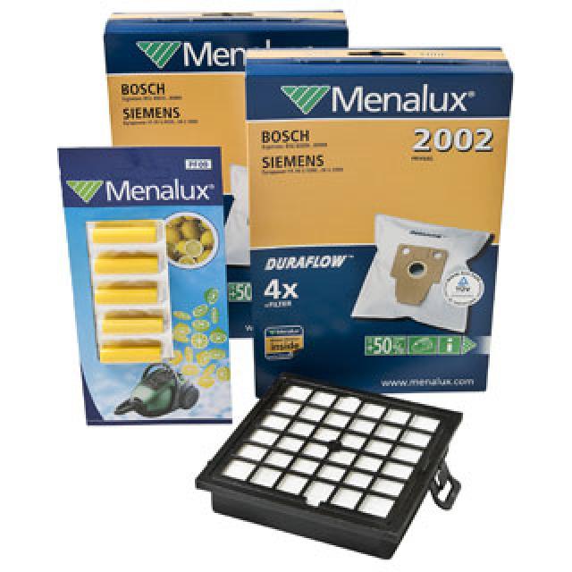 Menalux MSK1: Filtr HEPA a sáčky pro BOSCH BSG8 / Siemens VSQ8 - 8x sáčků, HEPA filtr H12, vůně