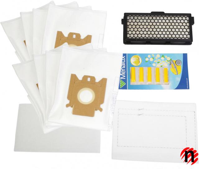 8 sáčků, HEPA filtr H12, filtry, vůně do vysavače MIELE S4, S5, S6, S8 - Menalux MSK2 Menalux