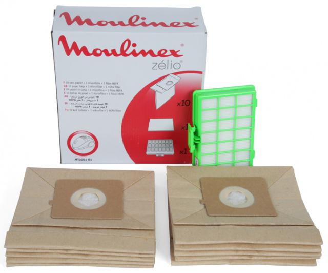 MOULINEX Sáčky a HEPA filtr do vysavače MOULINEX MO 401341 Zelio 10+1ks