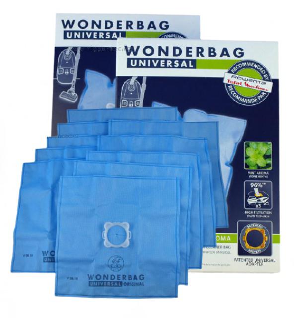 Originální sáčky ROWENTA Wonderbag Fresh Line Mint Aroma WB415140, 10ks - 2 balení sáčků
