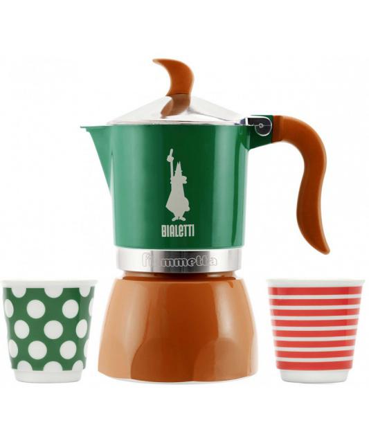 Fotografie Moka konvice Bialetti Moka POP Fiammetta 3 Green