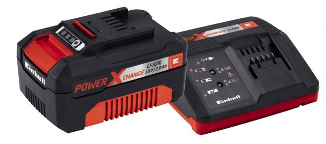 Fotografie Baterie a nabíječka Einhell Starter-Kit Power X-Change 18 V/3,0 Ah