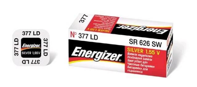 Fotografie Hodinková baterie ENERGIZER 377/376/SR626SW 1ks