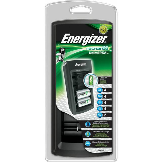 Fotografie Nabíječka Energizer Universal charger - AA, AAA, C, D, 9 V