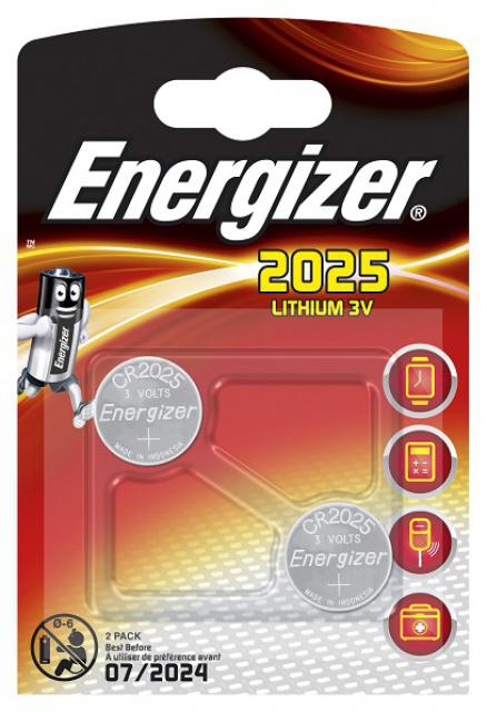 Fotografie Baterie CR 2025 Energizer 2ks