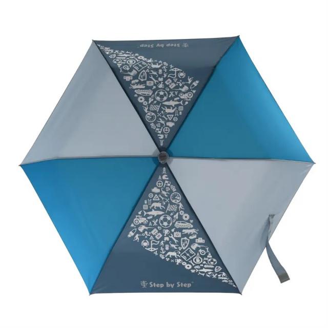 Fotografie Dětský skládací deštník s magickým efektem Doppler, modrý