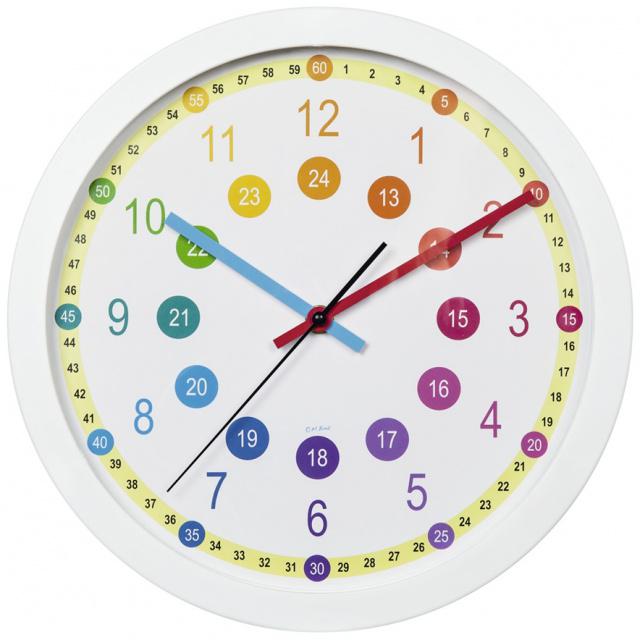 Hama Dětské nástěnné hodiny Hama Easy Learning Ø 30 cm