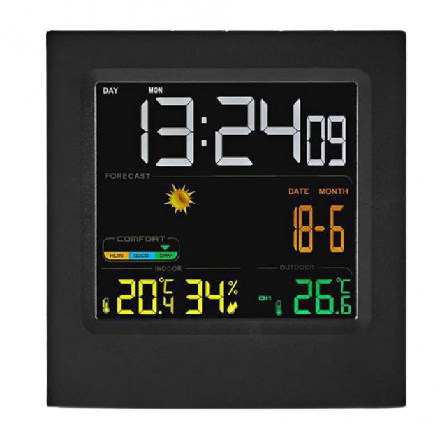 Nedis Bezdrátová meteostanice Nedis WEST404BK s budíkem