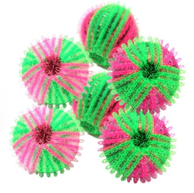 Jolly Prací kuličky se suchým zipem do pračky na odstranění nečistot - 6ks / 3,5 cm