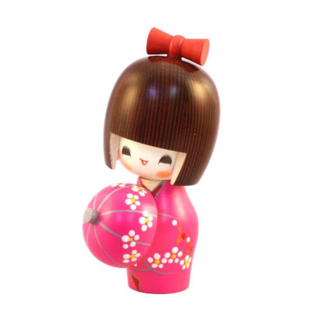 Fotografie Japonská panenka Kokeshi Haruurara 13,8 cm