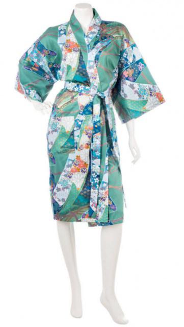 Japonsk dmsk krtk kimono Yukata Ribbon