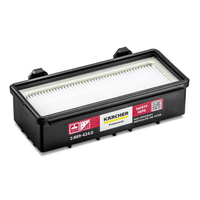 HEPA filtr třídy H14 KÄRCHER 2.889-424.0 pro T10/1, T15/1 pro vysavače od roku výroby 2024