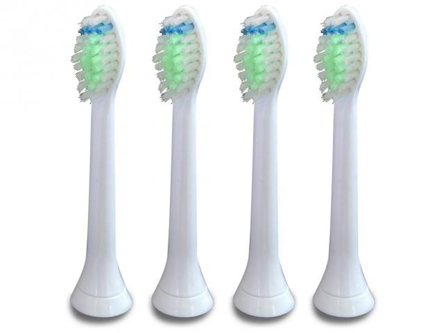 NK05 Náhradní hlavice Koma pro zubní kartáčky Philips Sonicare OPTIMAL WHITE HX6064, 4 ks