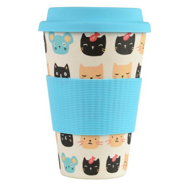 Kubi Kubi Kočky Ekologický hrnek 400 ml