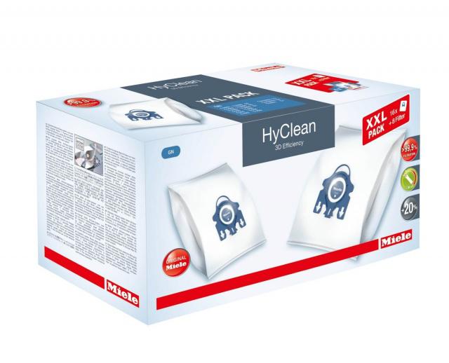 Miele GN HyClean 3D 16 sáčků pro MIELE Complete C3 Kona originál XXL Pack
