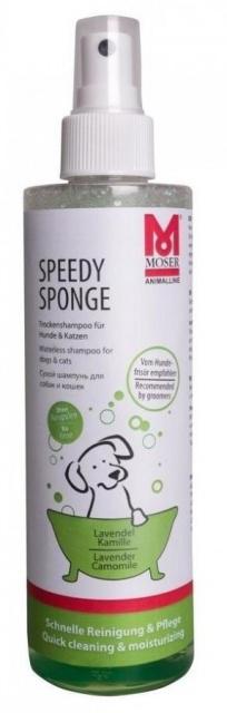 Suchý šampón na psí a kočičí srst Moser Speedy Sponge 250 ml Moser