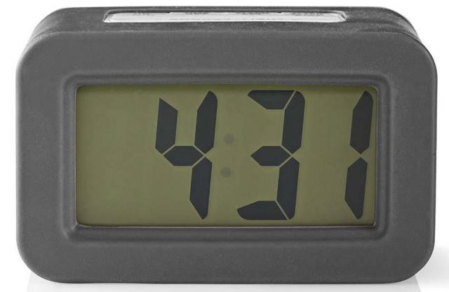 Digitální stolní budík Nedis CLDK003GY
