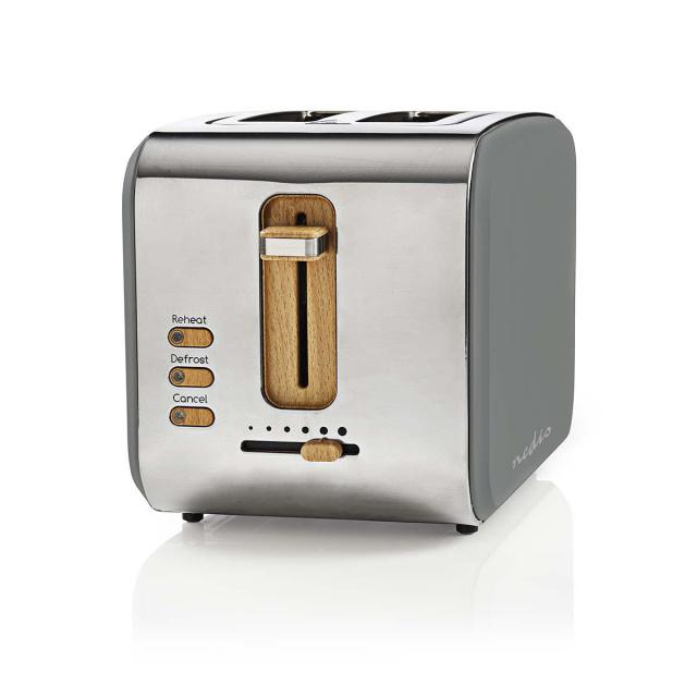 Nedis Topinkovač Nedis KABT510EGY šedý, 900W