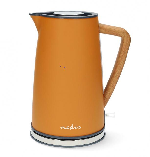 Fotografie Rychlovarná konvice Nedis KAWK510EOR oranžová 1,7L