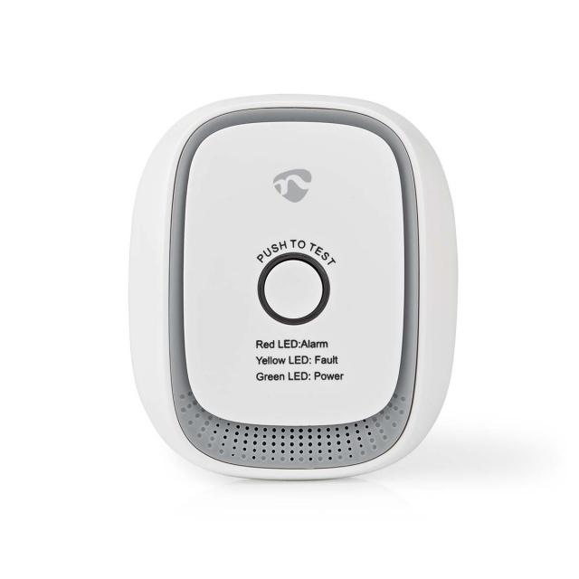 Detektor plynu SmartLife Nedis ZBDG11CWT, Zigbee 3.0, síťové napájení