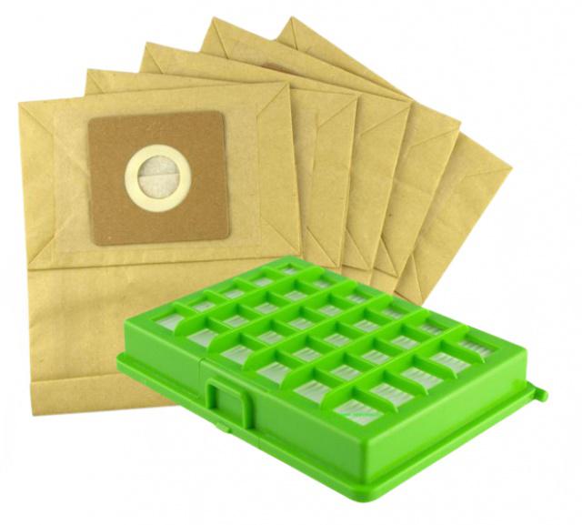 HEPA filtr pro ROWENTA City Space, Compacteo / Ergo a sáčky papírové 1+5ks