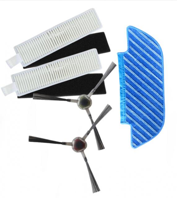 Fotografie Kartáče, mop a filtry pro vysavač ECOVACS Deebot Slim 10 5ks