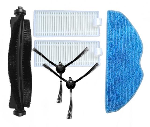 Fotografie Sada HEPA filtry a kartáče pro BEKO VRR 80214 AC s mopem 6ks