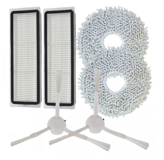 6ks Náhradní filtry, kartáče a mopy pro DREAME S10/L10s Ultra, Xiaomi Robot Vacuum S10+, X10+ sada