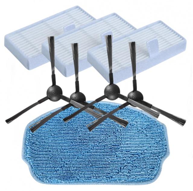 Kartáče, filtry pro CECOTEC Conga 999 Origin Genesis a mop, sada 8ks