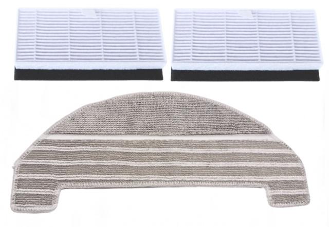 Fotografie Filtry HEPA pro XIAOMI Viomi S9 Alpha UV a mop, sada 3ks