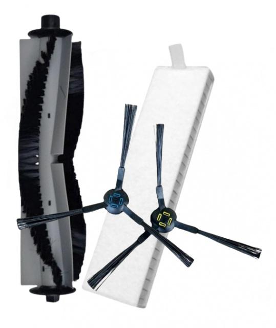 HEPA filtr a kartáče pro LIDL SSR AL1 Silvercrest sada 4ks