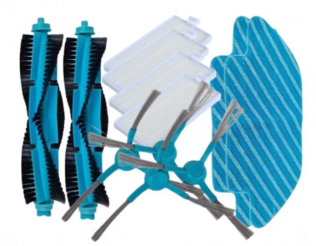 Kartáče, HEPA filtry, metličky pro vysavač ETA Značení 4228 00120 Navaggio Profi a mopy, 12ks sada