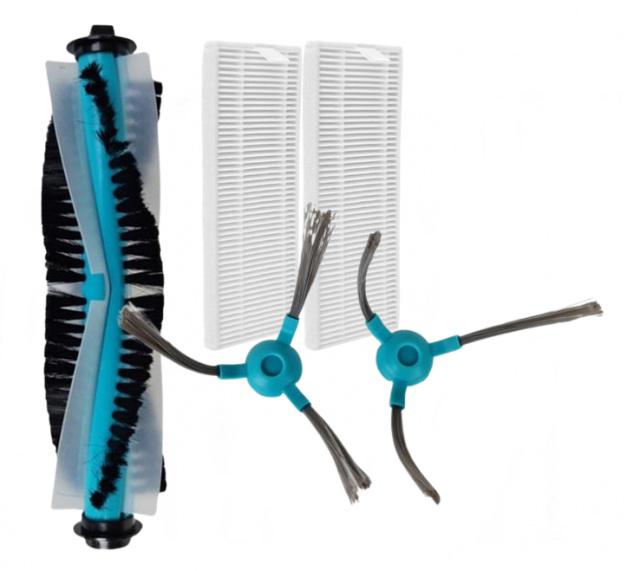 HEPA filtry a kartáče k vysavači SYMBO xBot 5 PRO Wifi 5ks sada