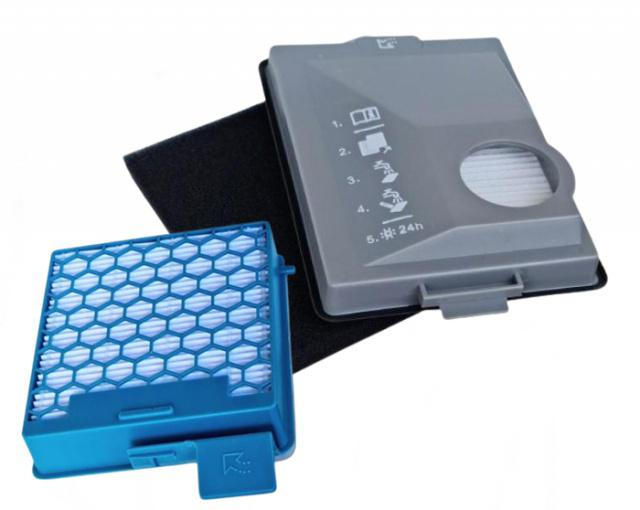 Fotografie HEPA filtr a prachový filtr k vysavači MIELE Boost CX1 Parquet 1+1ks