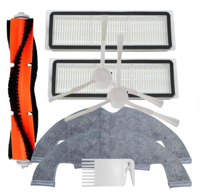 Fotografie HEPA filtry, kartáče k vysavači DREAME Bot D10 Plus Gen2 a mopy 8ks sada