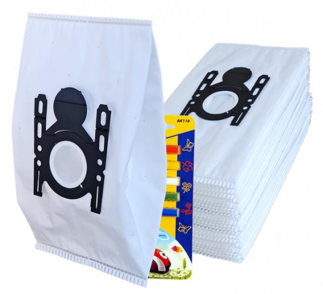 Fotografie Sáčky pro vysavač BOSCH Gr. BBZ41FGALL kompatibilní 20ks 3D