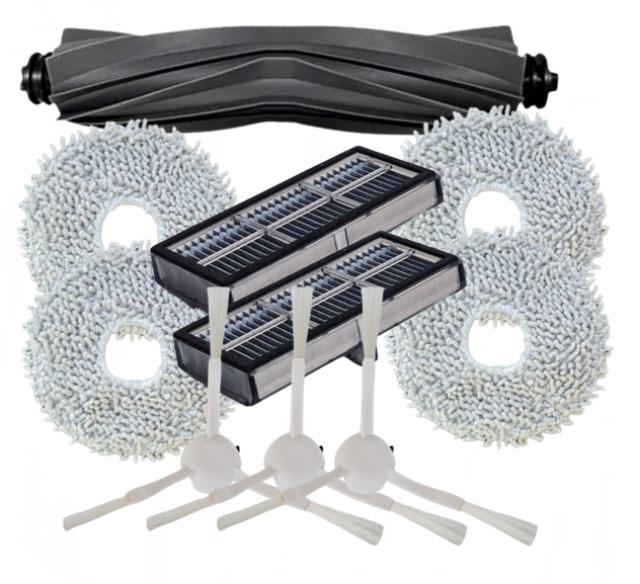 Kartáče, HEPA filtry k vysavači DREAME Mova E30 Ultra mopy, 10ks sada