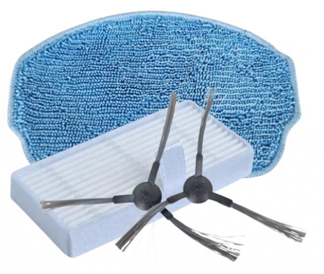 HEPA filtr, kartáčky a mop pro CECOTEC Conga 999 Origin Genesis 4ks