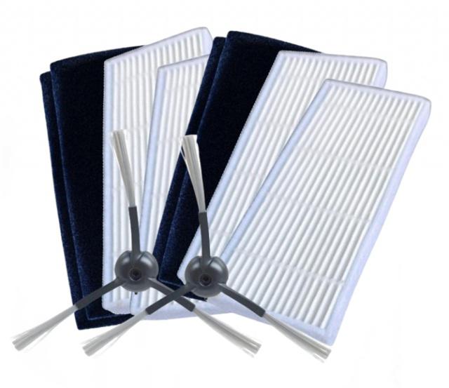 Fotografie Kartáče a HEPA filtry pro ETA Značení 6240 00140 Twins sada 6ks