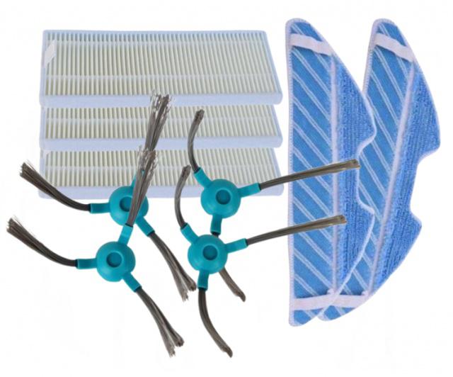 HEPA filtry, mopy a kartáče pro SYMBO xBot 5 PRO Wifi 9ks sada