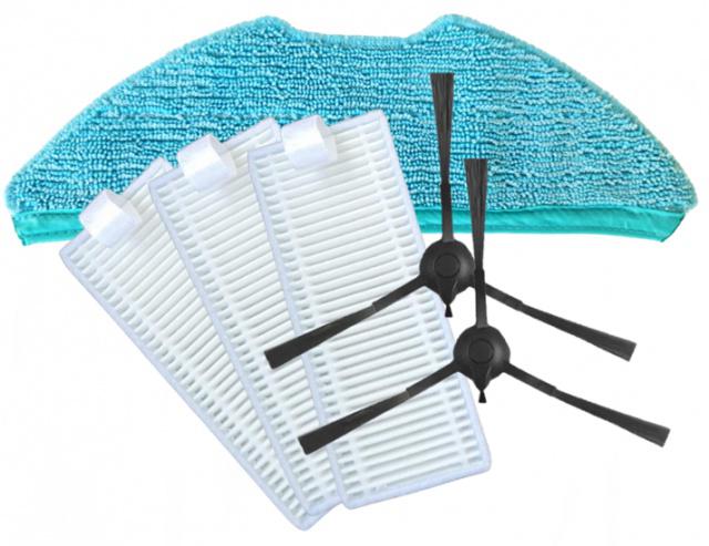 Fotografie Mop, HEPA filtr a kartáče k vysavači TP-LINK Značení Tapo RVA102 6ks sada