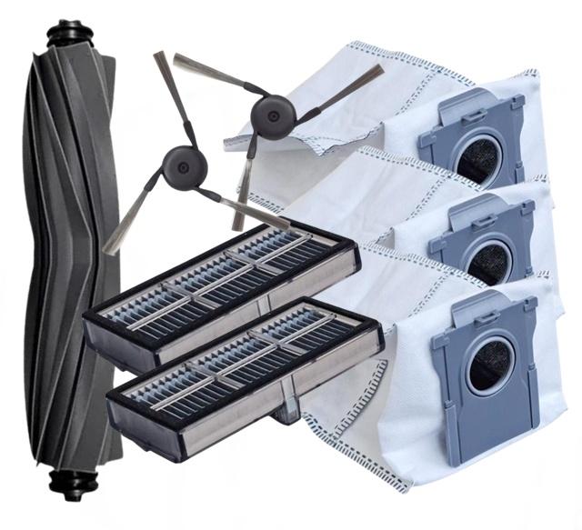 8ks HEPA filtry, kartáče a sáčky pro DREAME L40 Ultra, X40 Pro/Ultra, Mova E40, P10, P50, P70 sada