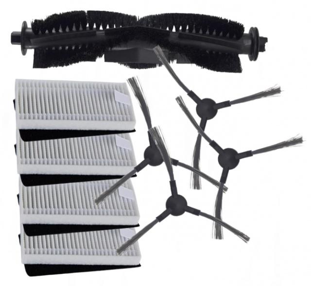 9ks Sada Kartáče a filtry pro SENCOR SRV 6450, 6485, 9020, 9085, Tesla Robostar iQ400, iQ660