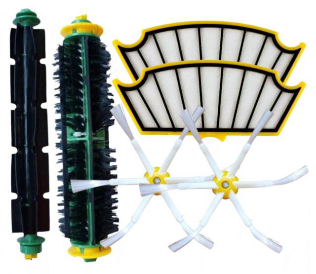 Filtry, kartáče pro iROBOT Roomba 585 kartáčky 6R, 6ks