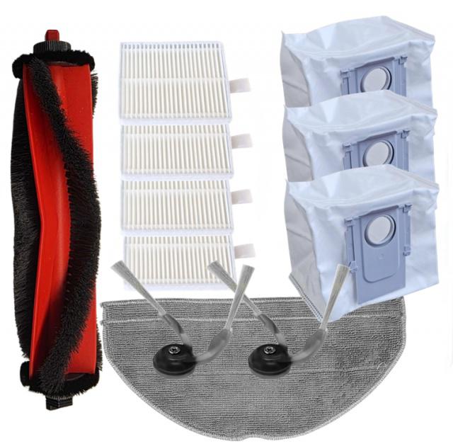 12ks HEPA filtry, kartáče, mopy, sáčky pro ROBOROCK Q7 BF, M5, L5, TF Plus, sada