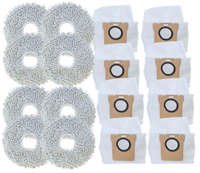 Fotografie Mopy a sáčky do vysavače DREAME L20 Ultra RLX41CE Black 8+8ks sada