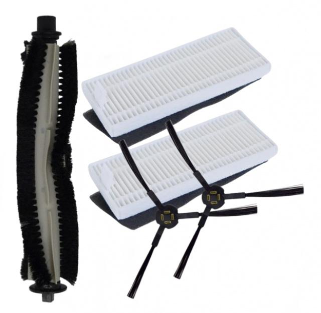 5ks Kartáče a HEPA filtry pro SILVERCREST SSR AA1 (IAN 442213_2304) sada