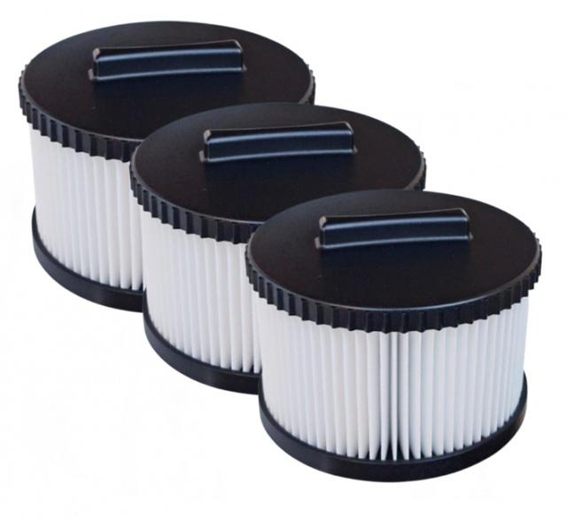 3ks HEPA filtry pro DEWALT DWV0900/01L, DWV902M/L Typ 2... (náhrada DWV9330) sada