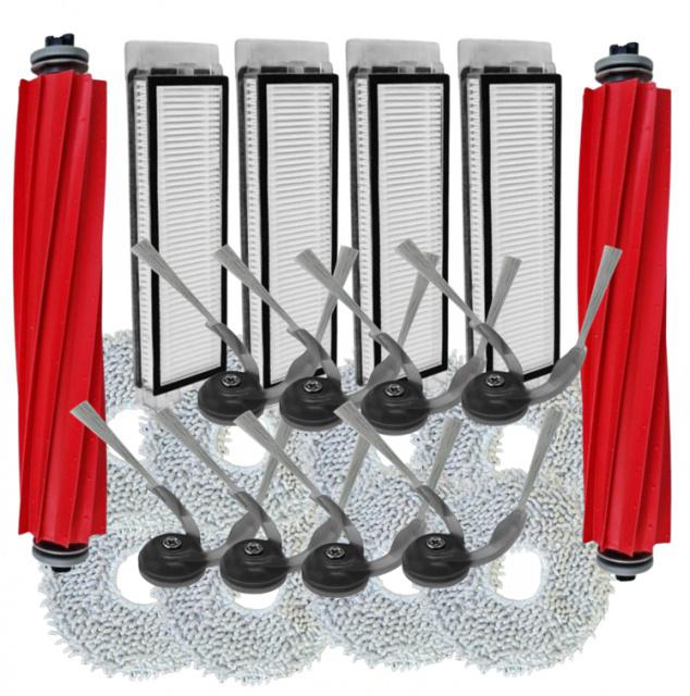 Fotografie Kartáče, HEPA filtry na vysavač ROBOROCK QR 798 White QVRRS02 a mopy, 22ks